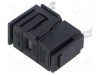 Clemă neagră SCHURTER Fusedrawer 2 pentru siguranțe 5x20mm 2 piste clichet