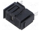Clemă neagră SCHURTER Fusedrawer 2 pentru siguranțe 5x20mm 2 piste clichet