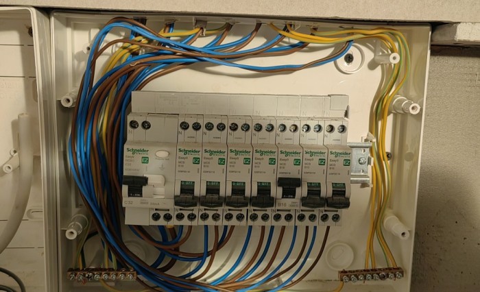 Electrician interioare
