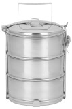 Caserola pentru pranz MagicHome din inox, 3 recipiente x 1200 ml
