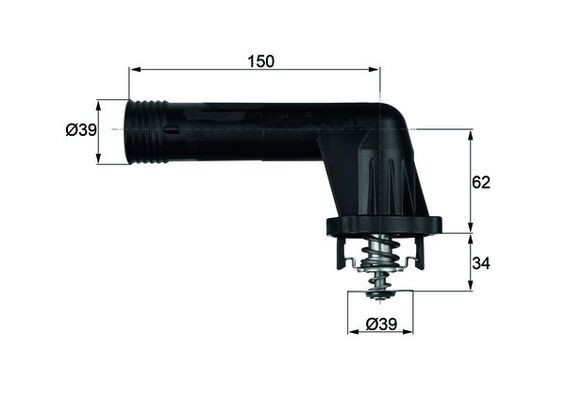 MAHLE TI 20 95 termostat,lichid racire