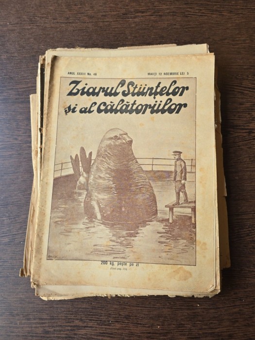 Ziarul Ştiinţelor şi al Călătoriilor - nr. 46/1929