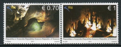 Kosovo 2011 - Peșteri, serie neuzata foto