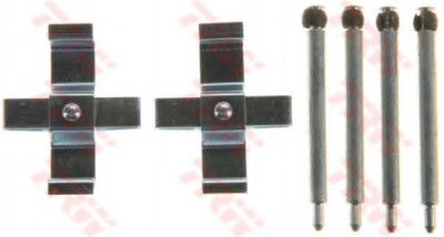 Set accesorii, placute frana MERCEDES C-CLASS (W203) (2000 - 2007) TRW PFK561 foto