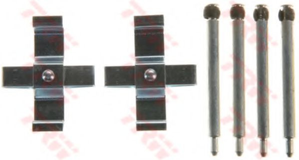 Set accesorii, placute frana MERCEDES S-CLASS (W220) (1998 - 2005) TRW PFK561