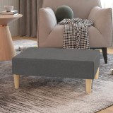 Taburet, gri deschis,78x56x32 cm, material textil
