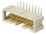 Conector IDC soclu tată 16 PIN 90&deg; THT 1,27mm
