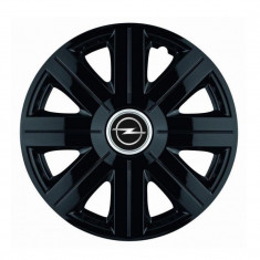 Set 4 Capace Roti pentru Opel, model Cosmos Black, R16