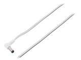 Cablu Alimentare DC 5,5/2,5 Alb 1,5m