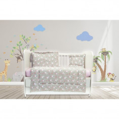 Lenjerie MyKids Dancing Bunny 4 Piese 120x60