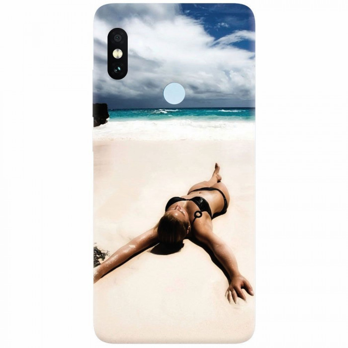 Husa silicon pentru Xiaomi Mi Max 3, Beach Lounging