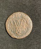 Moneda 2 copeici 1757 Rusia