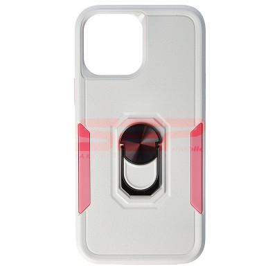 Toc TPU+PC Shockproof Ring Case Apple iPhone 13 Pro Max Milky Pink foto