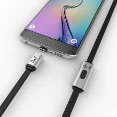 Cablu microUSB magnetic de incarcare si transfer date pt Android foto