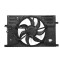 GMV radiator electroventilator Fiat 500X, 2014-, Jeep Renegade, 2014-, motor 2.4, benzina, 391 mm; (2 +2) pini