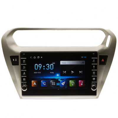 Navigatie Peugeot 301 2012-2017 si Citroen Elysee AUTONAV Android GPS Dedicata, Model PRO Memorie 64GB Stocare, 4GB DDR3 RAM, Butoane Laterale Si Regu foto