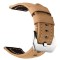 Curea piele naturala compatibila Xiaomi Watch S1 Active, Telescoape QR, 22mm, Kaki