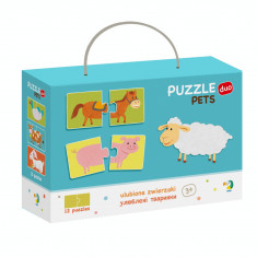 Duo Puzzle - Ferma (2 piese) PlayLearn Toys foto