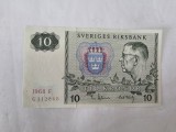 Suedia 10 Kronor 1968 Noua