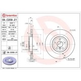 Set disc frana Jaguar Xe (X760) 03.15-, Xf 2 (X260) 05.15-, Xf Sportbrake (X260) 07.17-, Spate, 325X20mm, ventilat, BREMBO