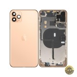 Capac Baterie Apple iPhone 11 Pro Max Cu Carcasa Mijloc Auriu Swap