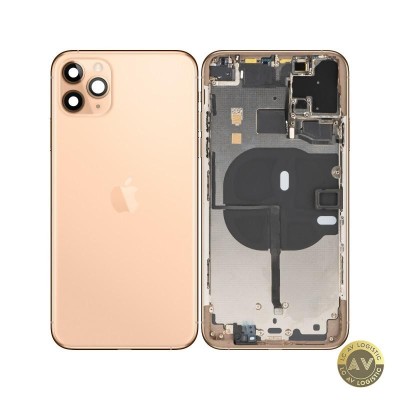 Capac Baterie Apple iPhone 11 Pro Max Cu Carcasa Mijloc Auriu Swap foto