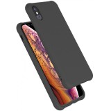 Husa TPU OEM Shockproof Frosted pentru Apple iPhone XR, Neagra