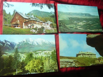 12 Ilustrate Muntii Bucegi RPR si RSR 1960-1984 foto