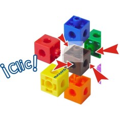 Set 100 cuburi 2 cm - Miniland