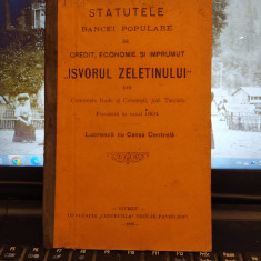 Statutele Băncei Isvorul Zeletinului Buda Colonești jud Tecuci Giurgiu 1906 201