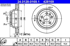 ATE 24.0128-0169.1 Disc frana