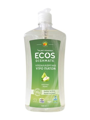 Detergent lichid pentru vase cu pere 500ml Ecos foto