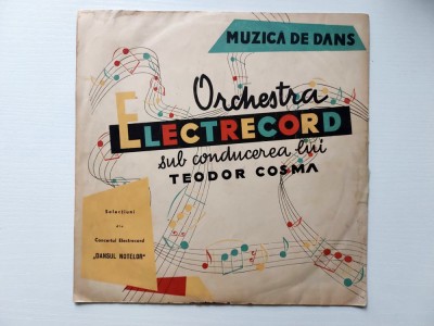 Vinil Muzica de dans Orchestra Electrecord, Teodor Cosma, Dansul Notelor foto