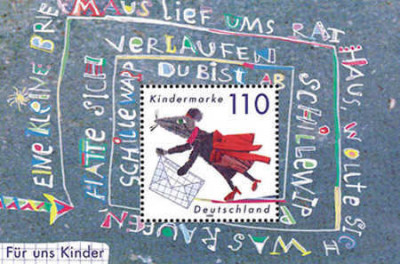 Germania 1999 - Pentru copii, desene, colita neuzata foto