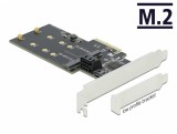 PCI Express cu 3 x SATA III + 2 x M.2 Key B, Delock 90499