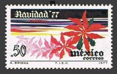 Mexic 1977 - Craciun, neuzat foto