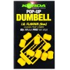 Pelete Artificiale KORDA Pop Up Dumbell, IB, Yellow, 8mm, 10buc/pac