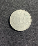 Moneda 10 ore 1975 Danemarca