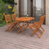 vidaXL Set mobilier de grădină, 5 piese, lemn masiv de acacia 3086998