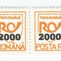 |Romania, LP IV.35/2001, Porto duble 1994 cu supratipar, MNH