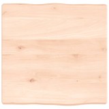 Cumpara ieftin Blat masa 40x40x(2-4) cm lemn stejar netratat contur organic