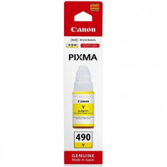 Cartus cerneala Canon GI-490Y 70ML Original PIXMA G1400 CISS YELLOW foto