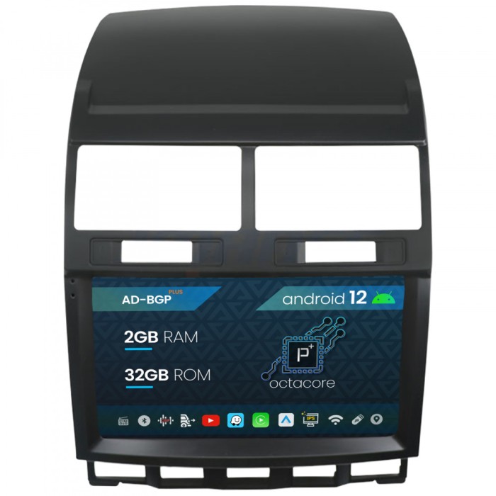 Navigatie Volkswagen Touareg (2002-2011), Android 12, P-Octacore 2GB RAM + 32GB ROM, 9 Inch - AD-BGP9002+AD-BGRKIT050