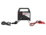&Icirc;ncărcător Baterii Auto 12V 6A Negru cu LED, Compact, Cablu 1.5m