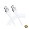 Cablu Incarcare USB-C - USB-C WZK WSTCC1 65W 1m Alb