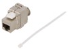 Soclu RJ45 Cat 6a Ecranat Keystone 8p8c IDC, Logilink