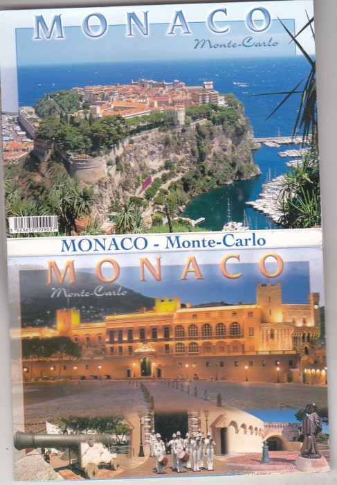 bnk cp Monaco - Pliant cu 17 carti postale necirculate