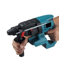Ciocan rotopercutor fara fir, 4 functii, 18V, verde, 27mm, 2.77kg