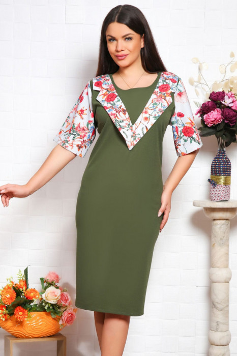 Rochie Eleganta Fera Olive - 48Marimea