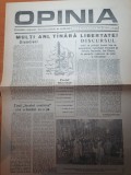 ziarul opinia 3 ianuarie 1990-la multi ani tanara libertate,articole revolutia